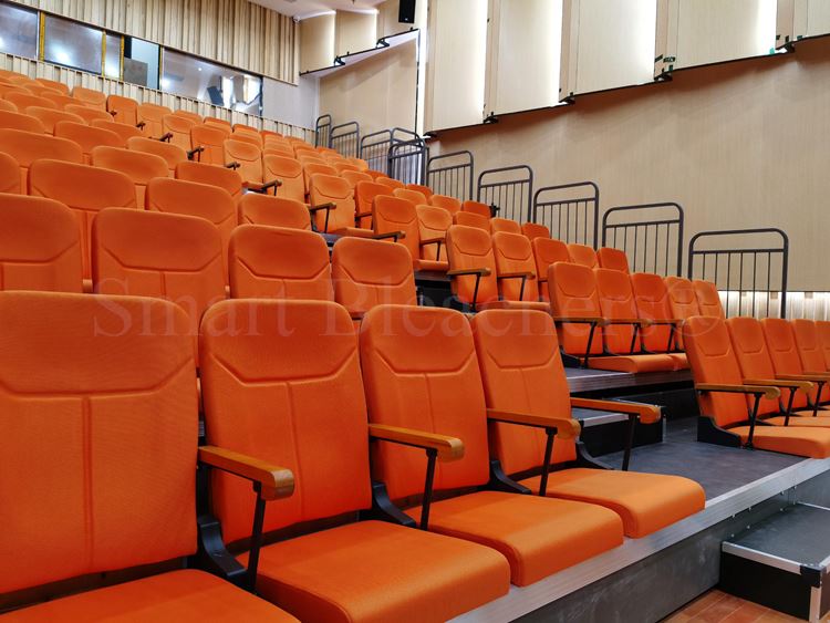 What is retractable bleachers